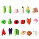 樹脂ミニチュア フェイク野菜 オブジェ DIY ハンドメイド パーツ 精巧なレジン素材 デスクトップ飾り インテリア小物 トマト ナス ニンジン カボチャ 唐辛...