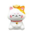 招き猫 フィギュア ミニ 卓上 置物 樹脂製 マスコット 小型 開運 金運 ラッキーアイテム 車内 デスク飾り ミニチュア盆栽 ジオラマ かわいい インテリア