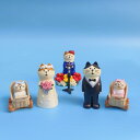 置き物 かわいい 猫 新郎新婦 ウェディングキャット ミニチュア 卓上 デスク リビング 玄関 インテリア オブジェ 日式雑貨 樹脂製 レジン 結婚祝い 記念品