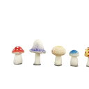 デスクトップ置物 きのこ マッシュルーム 造花 フェイクグリーン オブジェ オフィス ワークスペース 書斎 癒しグッズ ストレス解消 リフレッシュ かわいい ミ...