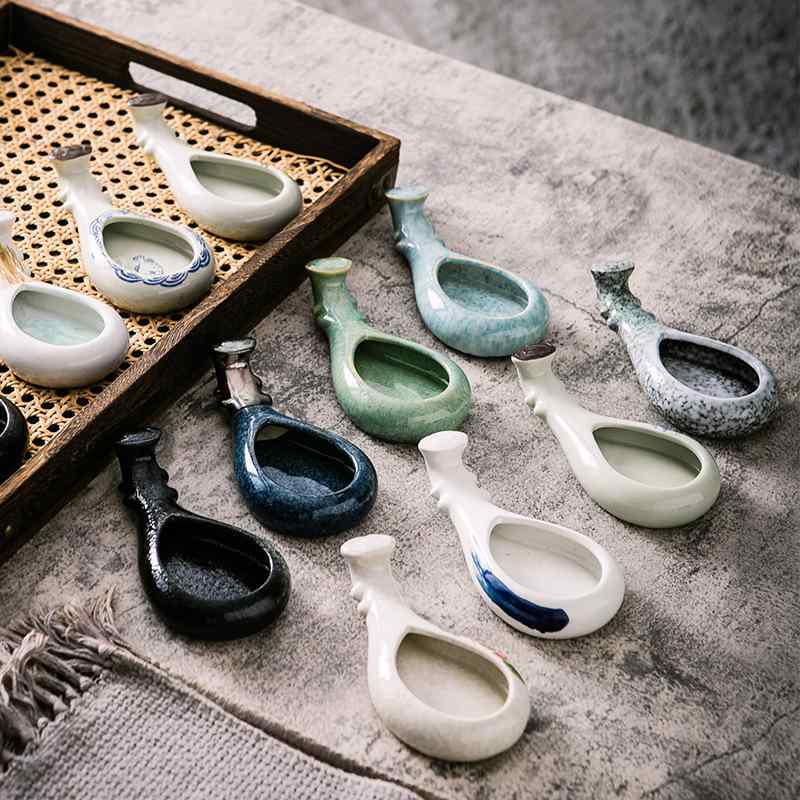 書道用品 陶磁器 琵琶型 多機能 墨池 筆置き 墨皿 水入れ 文房四宝セット 書写 習字 絵画 練習用 高級感 和モダン 書道道具