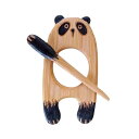 ブローチ 木製 かわいい 動物モチーフ アニマル ストールピン ピンバッジ カーディガン セーター 襟元 コート ジャケット 固定 装飾 ワンポイント おしゃれ...