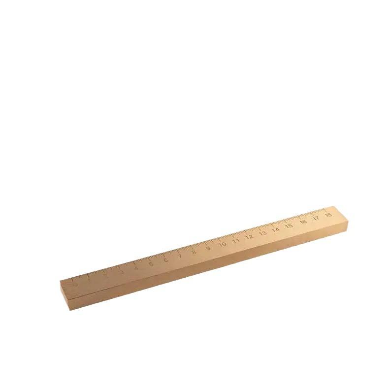 文鎮 真鍮 書道用品 ペーパーウェイト 筆置き 直定規 目盛り付き 紙押さえ 多機能 書斎 デスク オフィス 書道学習 趣味 高級感 安定感 重量感