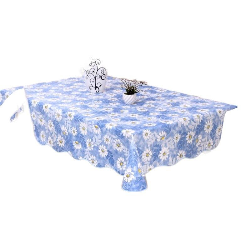 テーブルクロス PEVA 撥水 防油 汚れ防止 お手入れ簡単 拭き取りやすい 食卓 ダイニング リビング ティーテーブル用 円形 正方形 長方形 花柄 植物柄 ボタニカル柄 カントリー調 ナチュラル レトロ