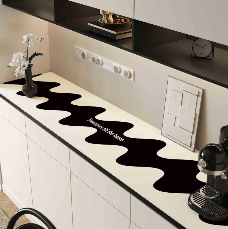 保護マット レザー調 PVC 高級感 軽奢 天板保護 防汚 撥水 防水 防油 傷防止 ダイニングボード サイドボード テレビ台 テレビボード シューズラック 下駄箱 玄関 長方形