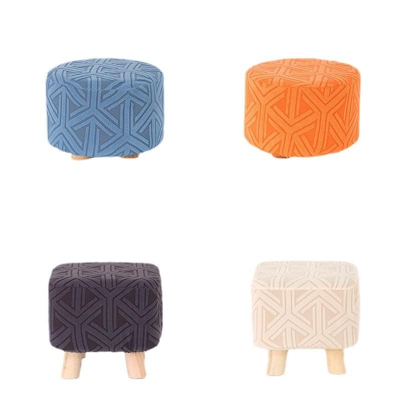 スツールカバー 丸型 長方形 汎用タイプ 伸縮 フィット ストレッチ 椅子カバー 洗える 傷防止 汚れ防止..