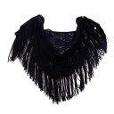 ベリーダンス レディース ヒップスカーフ トライバル レース 三角 タッセル ウエストチェーン 練習着 レッスンウェア ステージ 発表会 衣装 レッド ブラック