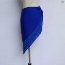 スカート レディース キッズ ラテンダンス 衣装 フリンジ ヒップスカーフ 三角 ラップスカート レッスンウェア 練習着 ショート丈 大人用 子供用 スパンデッ...