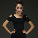 ダンスウェア レディース ラテンダンス 社交ダンス レッスンウェア フリンジ トップス 半袖 七分袖 長袖 ポリエステル ブラック レッド ロイヤルブルー ワイ...