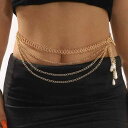ウエストチェーン レディース 夏 リゾート ビーチ バカンス トラベル フェイクパール メタル チェーン ゴールドカラー ボヘミアン セクシー ボディチェーン ...