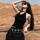 ウエストチェーン レディース ボヘミアン エキゾチック 金属製チェーン 透かし彫り ゴールド シルバー ウエストマーク ワンピーススタイル オールシーズン対応 ...