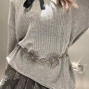 ベルト レディース メタル フラワーモチーフ 太め ウエストチェーン ストリートファッション 欧米風 ワンピース ドレス用 装飾 カジュアル 普段使い オールシ...