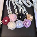 ベルト レディース カメリア パール 編み込み 伸縮性 ウエストマーク 細身 ワンピース ドレス スタイルアップ 上品 かわいい フェミニン エレガント 夏 オ...