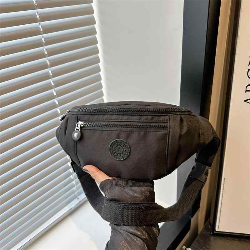 ウエストバッグ メンズ カジュアル 普段使い 旅行 アウトドア スポーツ ユニークデザイン スタイリッシュ トレンド オックスフォード生地 スマートフォン収納 ファスナー開閉 内ポケット 多機能 柔らかな質感