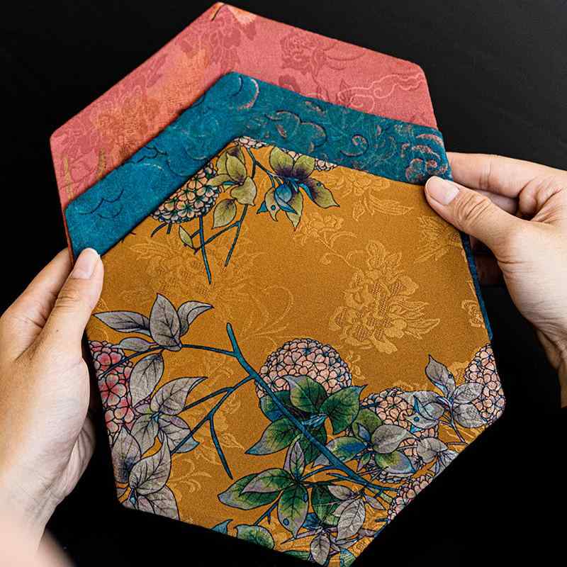 茶席マット 小型 シャンユンシャ リバーシブル 禅風 レトロ 和風 茶器敷き 急須置き 茶台用 乾泡マット 断熱 滑り止め 布製