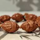 手串 男女兼用 橄欖核 彫刻 財神様 人魚 木彫り 開運 縁起物 金運招福 財運向上 細工 手作り 文玩 コレクション 掌上物 レトロ アンティーク調 癒やし