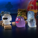 置物 ハロウィン ミニチュア 樹脂製 フィギュア 顔なしゴースト かぼちゃ スカル 墓石 オーナメント デスクトップ ディスプレイ インテリア飾り レジン製 オブジェ コレクション