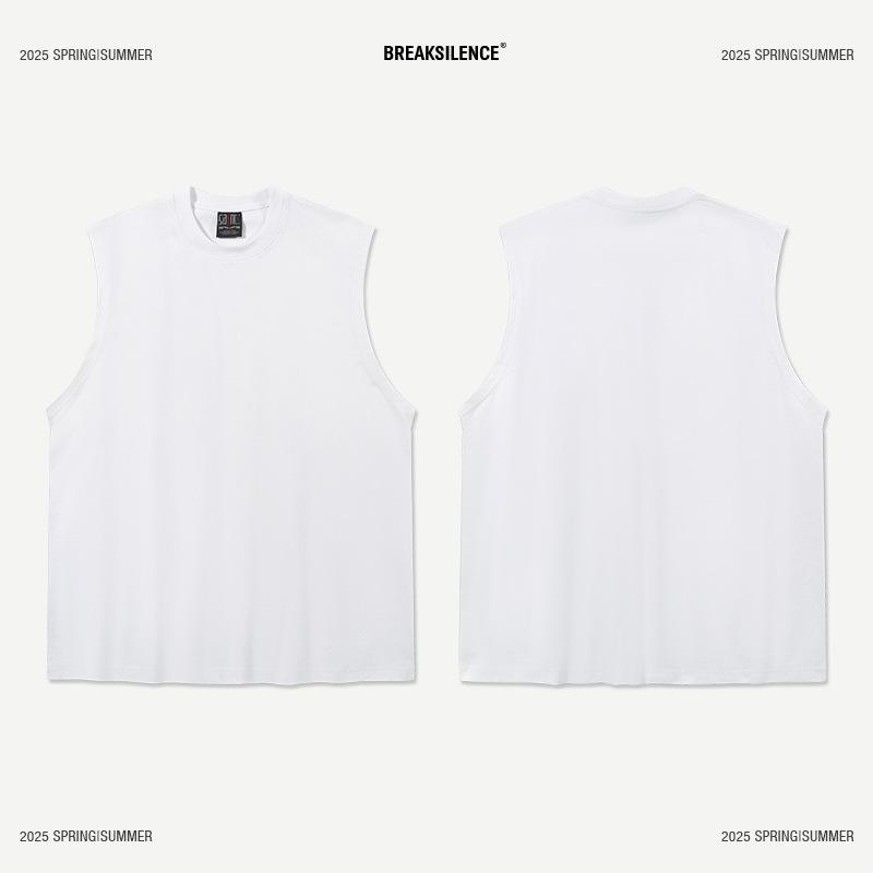 タンクトップ メンズ レディース ユニセックス 綿 コットン 厚手 ヘビーウェイト オーバーサイズ ビッグシルエット ゆったり 夏物 カジュアル 普段着 部屋着...