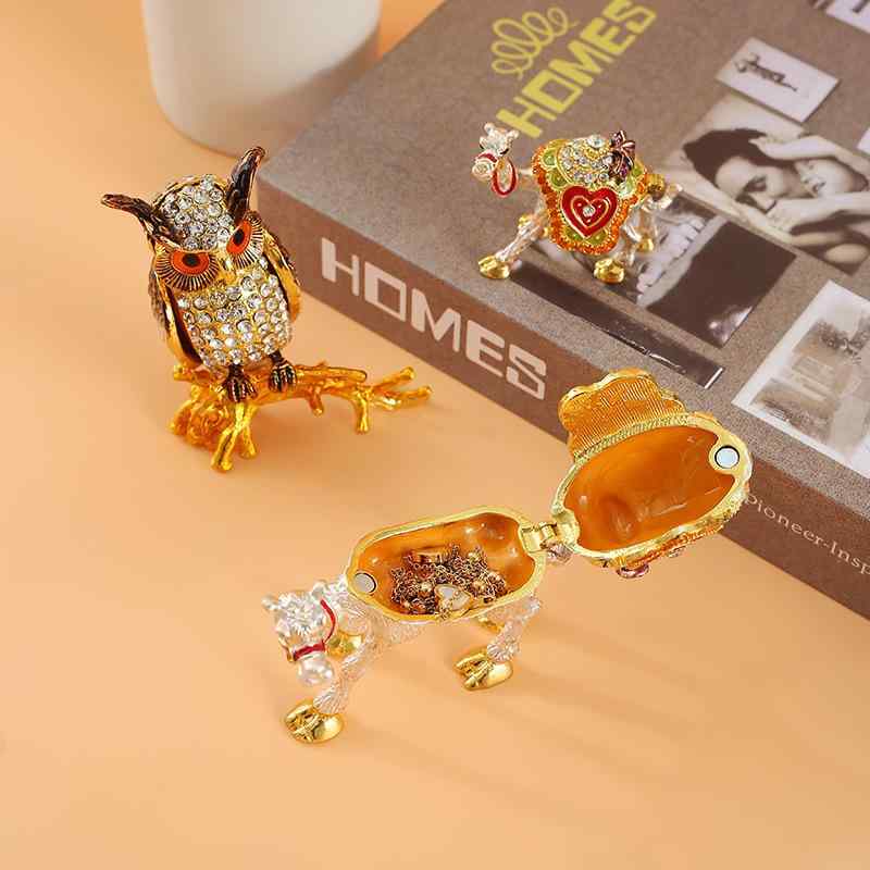 置物 ラクダ ジュエリーボックス 宝石箱 シルクロード 民族風 エキゾチック ラインストーン 装飾 合金..