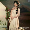 マタニティ 妊婦 フォトスタジオ 撮影 レトロ ヴィンテージ ストラップレス ベアトップ 衣装 セットアップ ポリエステル アートフォト 記念写真