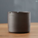灰皿 置物 蓋付き 紫砂陶器製 防風 灰飛び散り防止 家庭用 リビング デスク オブジェ おしゃれ スタイリッシュ 個性的 インテリア小物 喫煙具