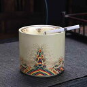 灰皿 汝窯 青花 蓋付き 防塵 多機能 家庭用 業務用 茶殻入れ 水盂 杯洗 陶磁器 高級感 中国風 茶器アクセサリー 茶道具 インテリア小物(x2)