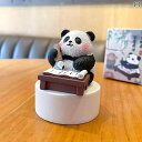 置物 パンダ ミニ 中国風 八雅 伝統芸術 かわいい 精巧 樹脂製 車載 卓上 インテリア オブジェ フィギュア 誕生日 結婚祝い プレゼント ギフト 記念品 デスク飾り カー用品