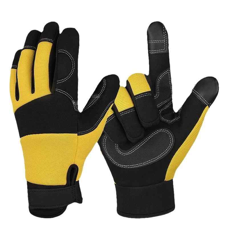 作業用手袋 園芸 ガーデニング 機械整備 メンテナンス DIY 保護 防滑 滑り止め 耐摩耗 高耐久 タッチス..