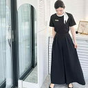 ユニフォーム レディース エステ 美容 受付 事務服 セットアップ 上下セット 高級感 伸縮性 シェニール素材 スカート パンツ Aライン タイト 半袖 七分袖 長袖 ブラック ホワイト ネイビー オフィス 通勤 フォーマル(x2)|詳細画像