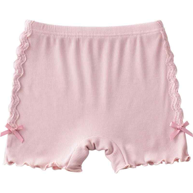 ショーツ キッズ 女の子 レース 透け防止 薄手 夏用 涼しい 通気性 インナー 安全パンツ オーバーパン..