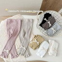 タイツ レギンス ベビー キッズ 女の子 子供 フリル レース リボン 足首丈 九分丈 フットレス アウター 普段使い 綿 コーマ綿 薄手 通気性 吸湿速乾 防臭 かわいい オフホワイト ピンク グレー ブラック