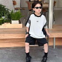 キッズ 男の子 男児 ジュニア 半袖 半ズボン セットアップ 上下セット 夏用 綿 コットン 小学生 中学生 バスケットボールウェア スポーツウェア 運動着 おしゃれ 普段使い ルームウェア 2点セット