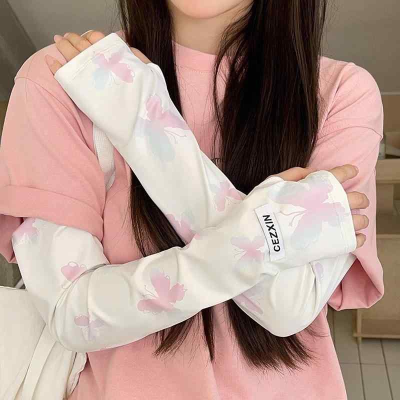 アームカバー レディース 接触冷感 ゆったり 紫外線対策 日焼け防止 運転 サイクリング 日よけ 夏用 腕..