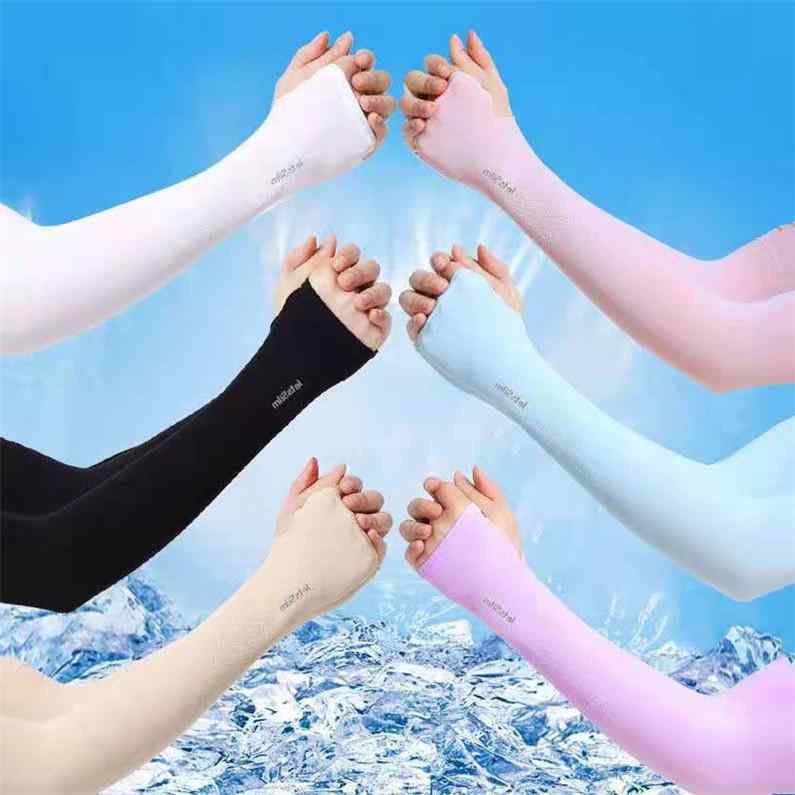 アームカバー 男女兼用 接触冷感 UVカット 紫外線対策 日焼け防止 アウトドア スポーツ アクリル素材 おしゃれ 腕カバー ブラック ホワイト グレー