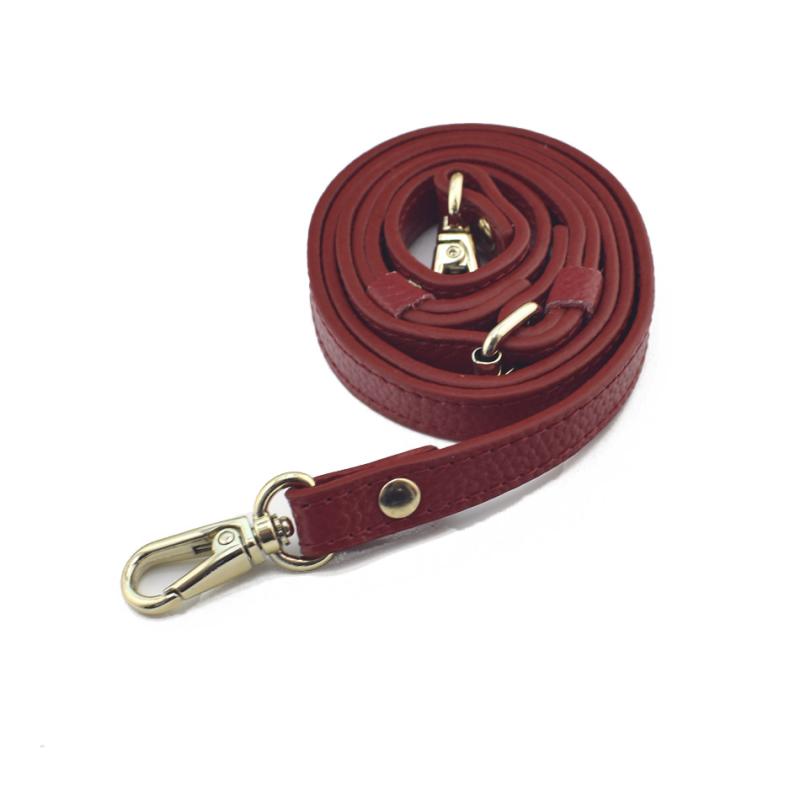 バッグストラップ レディース 女性用 調節可能 最長120cm 斜め掛け 本革 牛革 ライチ柄 シボ加工 ロン..