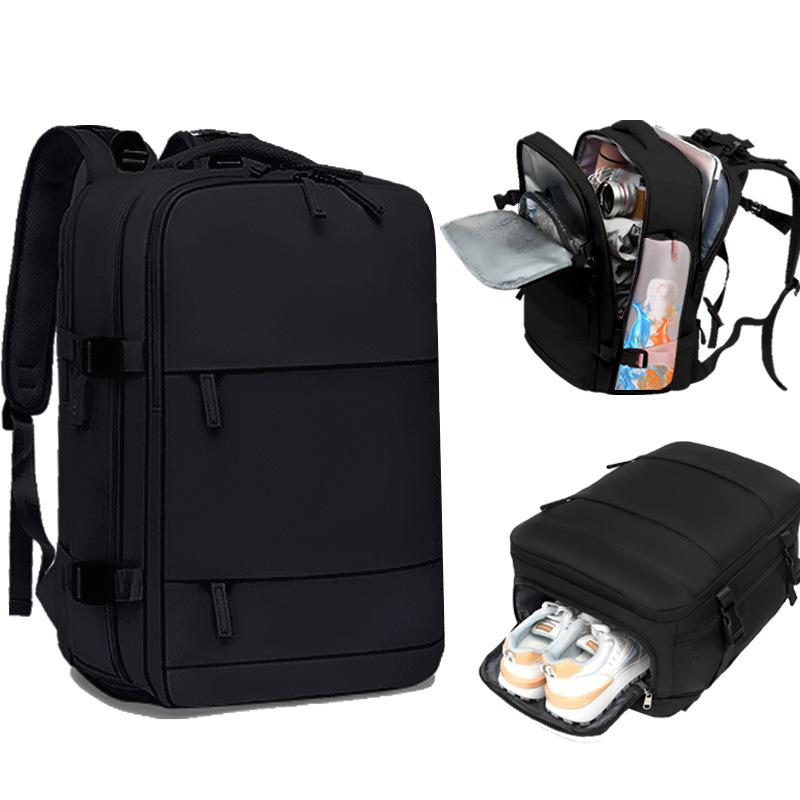 バックパック リュックサック 男女兼用 ユニセックス 大容量 多機能 防水 オックスフォード生地 独立シ..