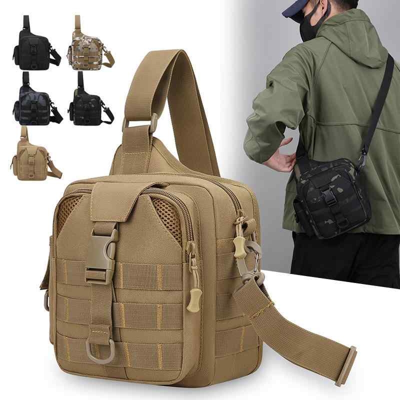 ボディバッグ メンズ 男性用 タクティカル ショルダーバッグ ワンショルダー 斜め掛け鞄 アウトドア カジュアル 大容量 多機能 オックスフォード生地 防水 耐摩耗性 普段使い デイリーユース 8インチ タブレット収納