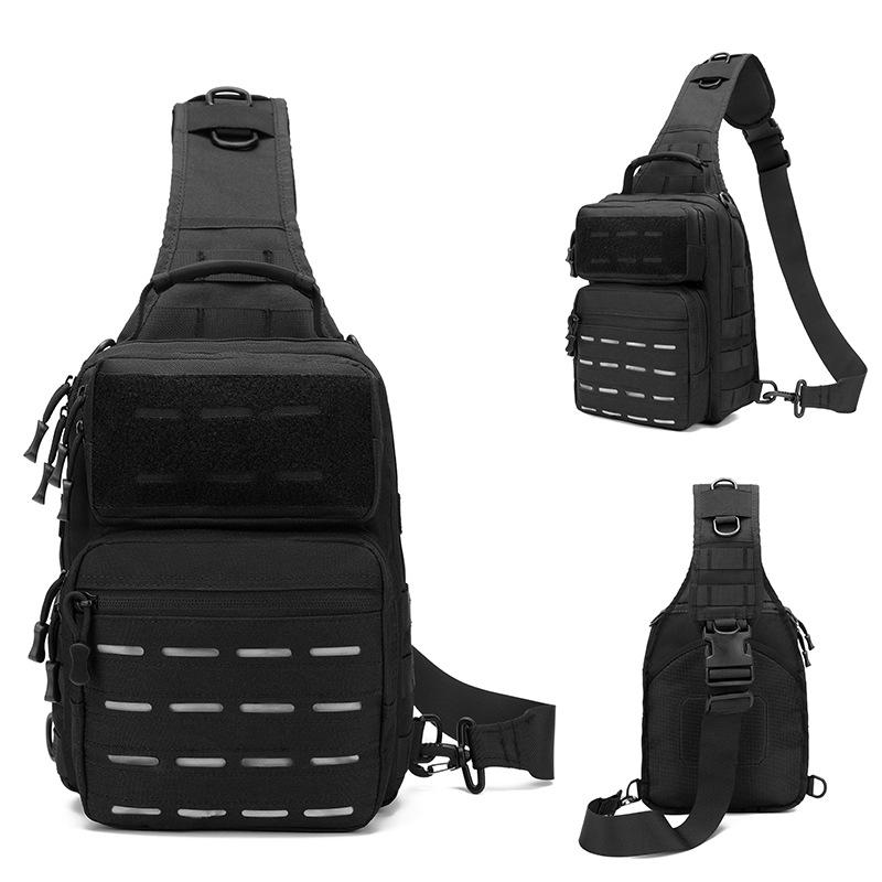 タクティカルバッグ ユニセックス 男女兼用 ボディバッグ リュックサック ワンショルダー 手提げ 多機能 アウトドア ミリタリー 野外 特殊訓練 サバゲー 軽量 防水 耐摩耗 オックスフォード生地(4)
