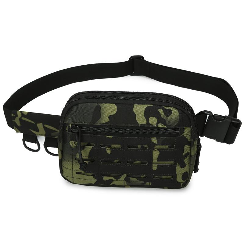 ボディバッグ ユニセックス 男女兼用 タクティカル 多機能 ミリタリー ウエストバッグ ワンショルダー ヒップバッグ アウトドア 普段使い 収納ポーチ ポリエステル 通気性 耐摩耗性 ブラック ブラウン グリーン