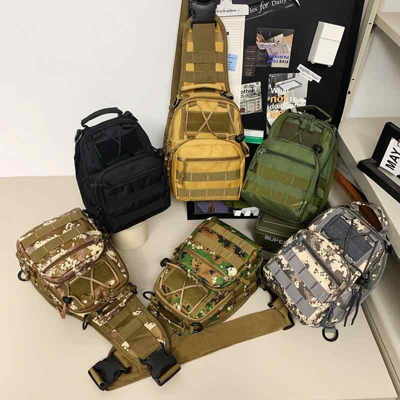 ボディバッグ メンズ 迷彩柄 オックスフォード生地 耐摩耗性 多機能 タクティカル スリングバッグ 収納力抜群 アウトドア スポーツ 普段使い 旅行 レジャー 8インチタブレット対応 ショルダーバッグ