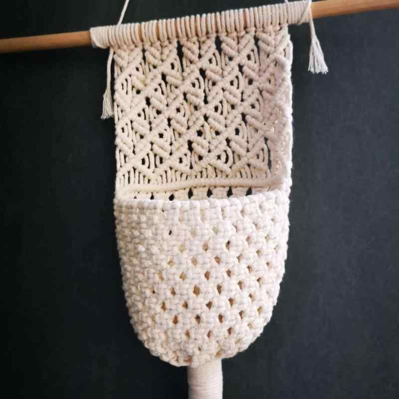 タペストリー 北欧 ボヘミアン 手織り ハンドメイド フリンジ コットン 綿 壁掛け 楕円形 リーフ柄 リビング 寝室 部屋装飾 ウォールデコレーション ホワイト アイボリー おしゃれ かわいい