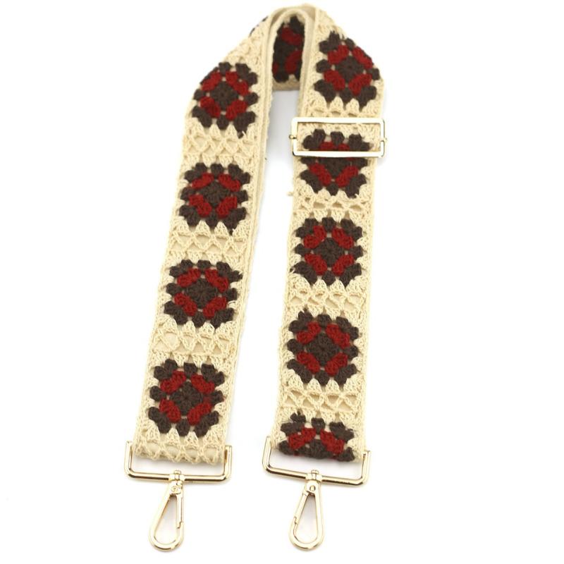 ショルダーストラップ レディース 民族風 レトロ 編み込み 調整可能 バッグストラップ 付け替え 交換用..