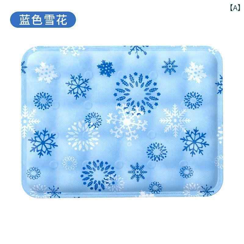 ペットベッド 犬 猫用 ひんやり冷感クールマット 夏用 噛みつき防止 丈夫な寝床 両面使えるリバーシブ..