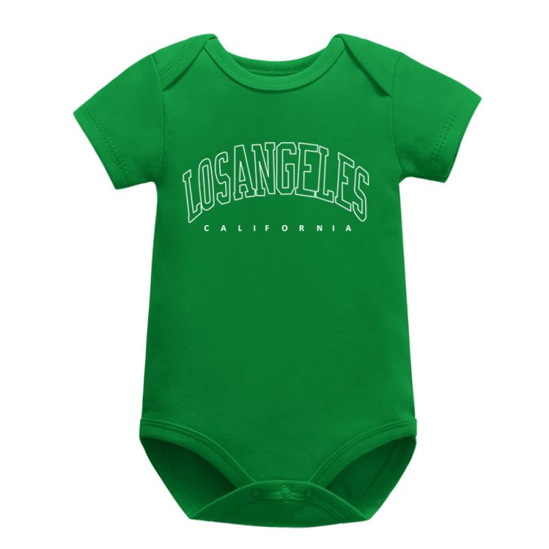 ベビー ロンパース 乳幼児 半袖 ボディスーツ カバーオール 綿 コットン 男女兼用 ユニセックス 三角デザイン 無地ベース 白文字プリント 基準 夏 春 秋 普段使い カジュアル 快適 肌に優しい