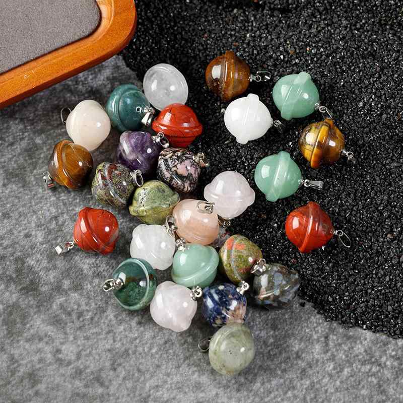 ネックレス 惑星 小惑星 銀河 宇宙モチーフ 立体 球体 半貴石 水晶 天然石 ラブラドライト アメジスト ..