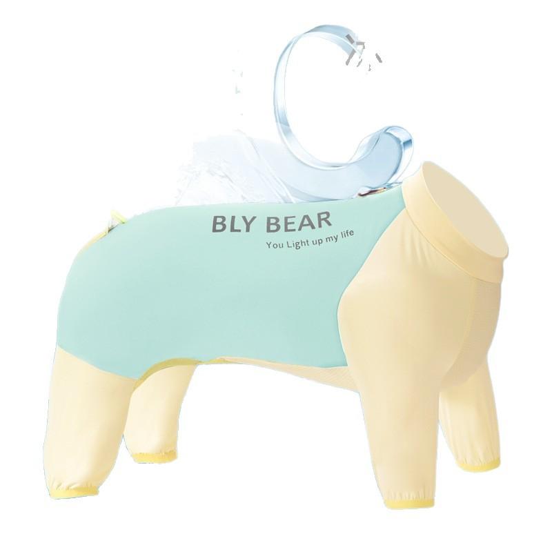 楽天Grams楽天市場店犬服 小型犬 ドッグウェア 夏用 接触冷感 UVカット 日焼け対策 防虫 ベスト タンクトップ 四脚 オールインワン 吸湿速乾 通気性 伸縮性 涼しい 散歩 お出かけ カジュアル ミントグリーン オーシャンブルー グレープパープル ペット服