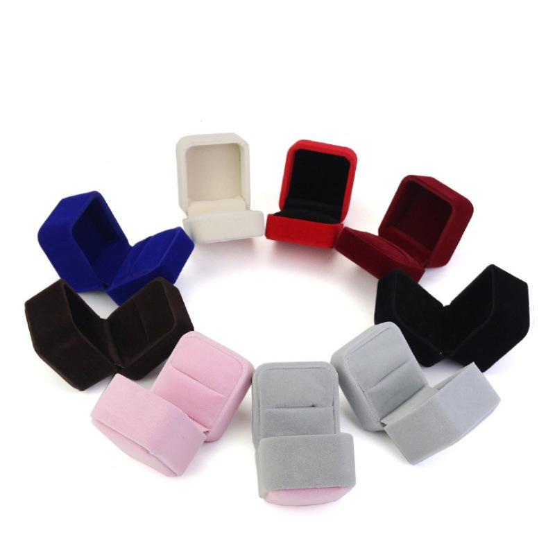 ジュエリーボックス ベルベット 収納ケース 高級感 ギフト プレゼント ラッピング ボックス 結婚式 ウェディング 婚約指輪 リング ネックレス ピアス イヤリ...