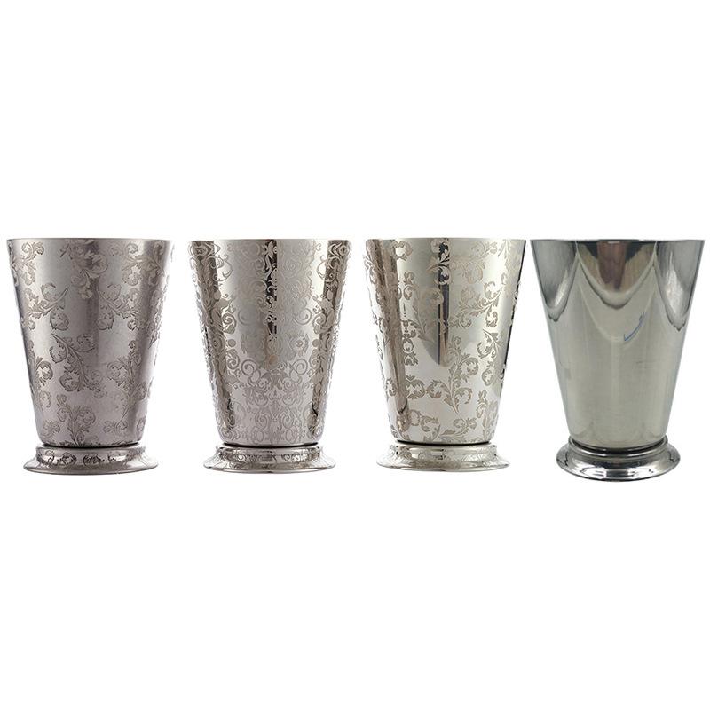 カクテルグラス ステンレス製 ジュレップカップ ミントジュレップ モヒート グラス バー カフェ 業務用..