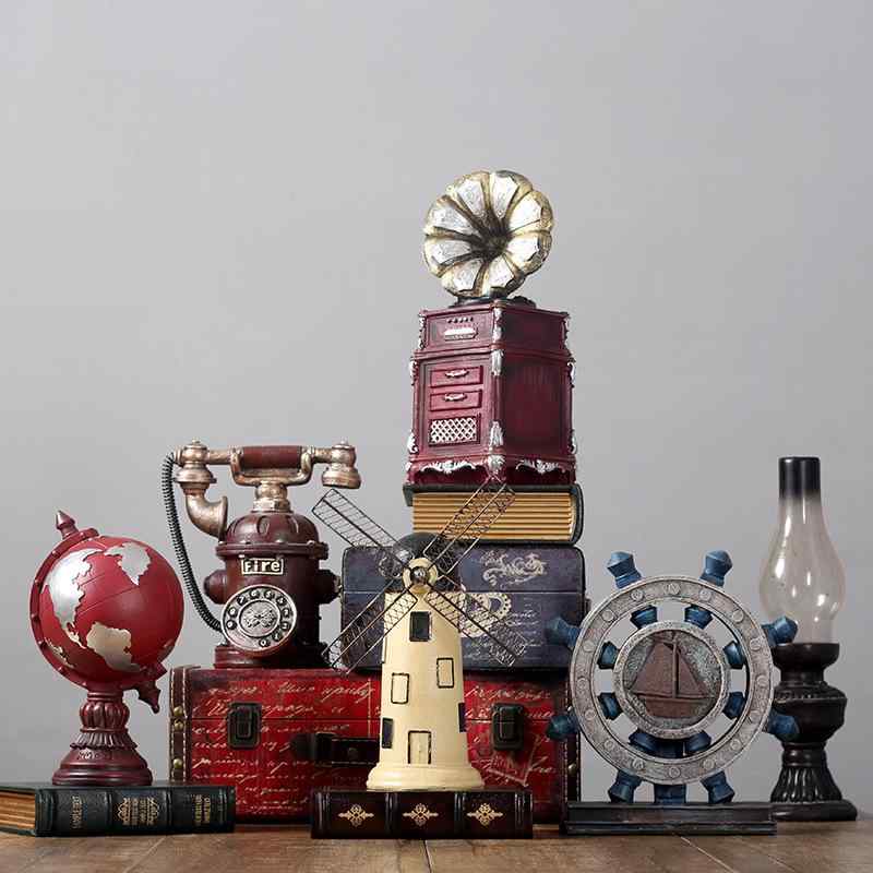 置物 アメリカン レトロ ヴィンテージ ノスタルジック 合成樹脂製 インテリア雑貨 リビング テレビボー..