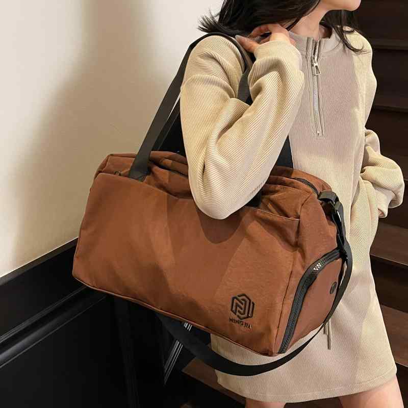 旅行バッグ メンズ 大容量 折りたたみ ボストンバッグ スポーツ ジム 出張 短期旅行 宿泊 収納 撥水 通気性 軽量 オックスフォード生地 単色 シンプル カジュアル タウンユース 多機能